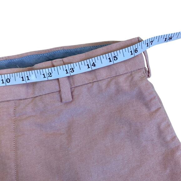 Polo Ralph Lauren Sz32 Cotton Chino Shorts Pale Pink Preppy Flat Front Old Money - Picture 14 of 16